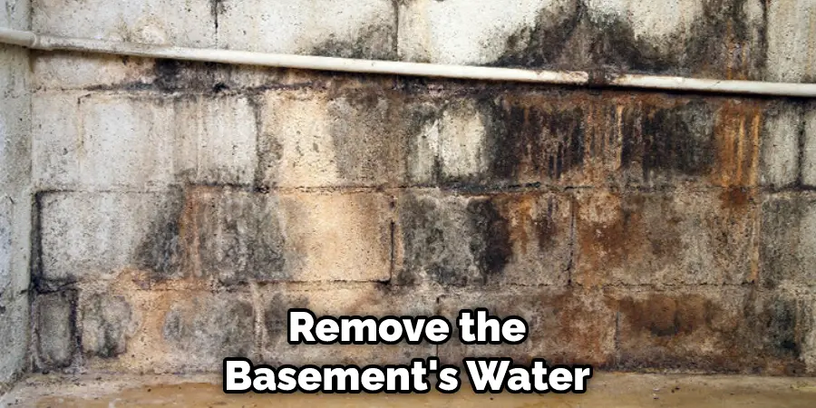 Remove the Basement's Water