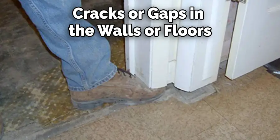 Cracks or Gaps in the Walls or Floors