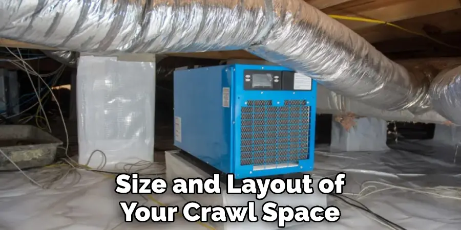 Size and Layout of Your Crawl Space