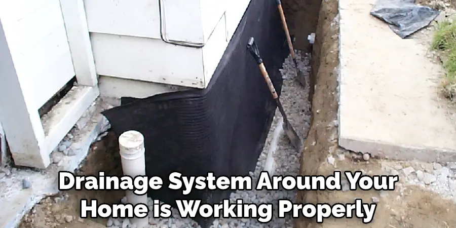 Drainage System Around Your Home