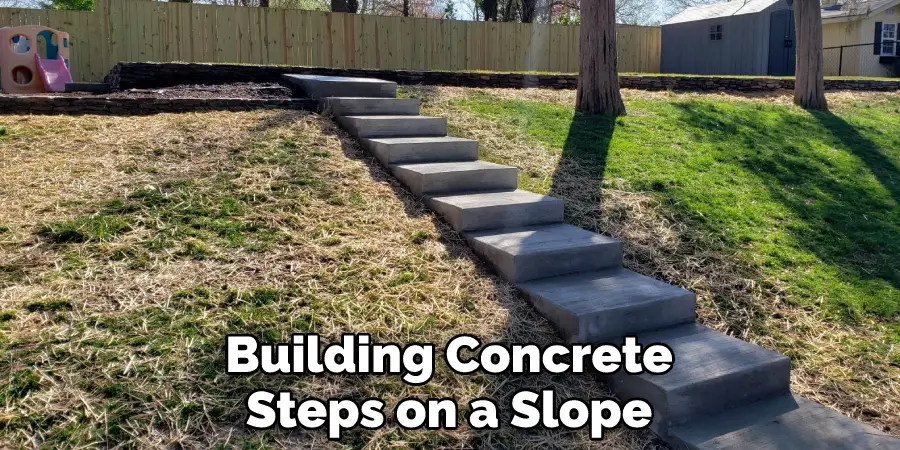 Building Concrete Steps on a Slope