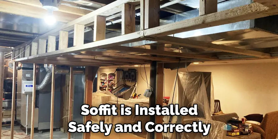 Soffit is Installed Safely and Correctly