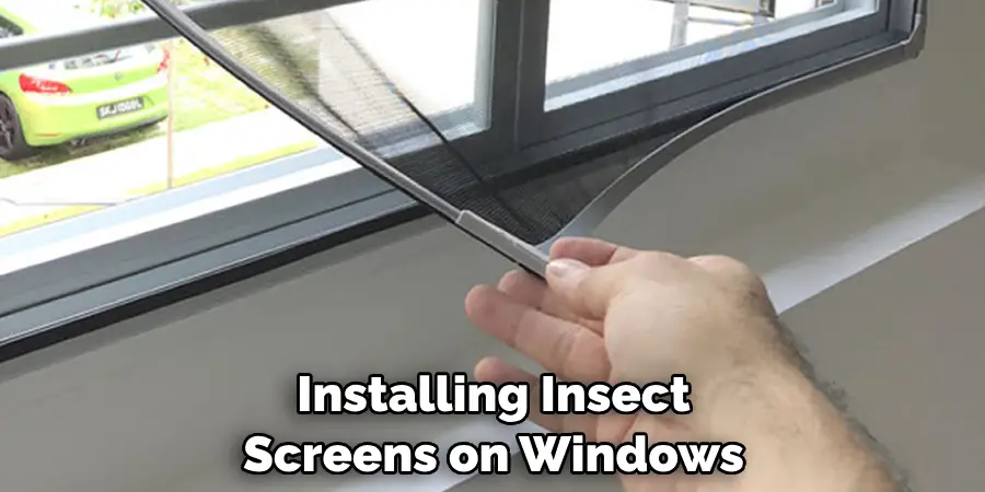Installing Insect Screens on Windows
