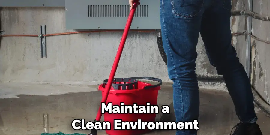 Maintain a Clean Environment