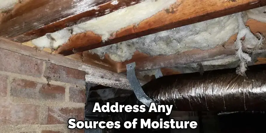 Address Any Sources of Moisture