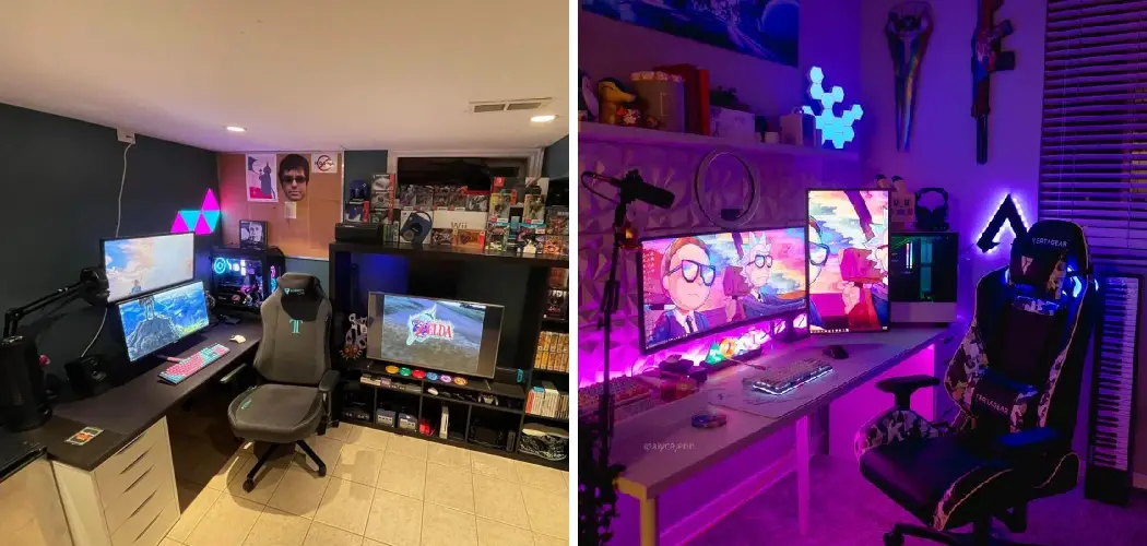 How to Turn Unfinished Basement Into Gaming Room
